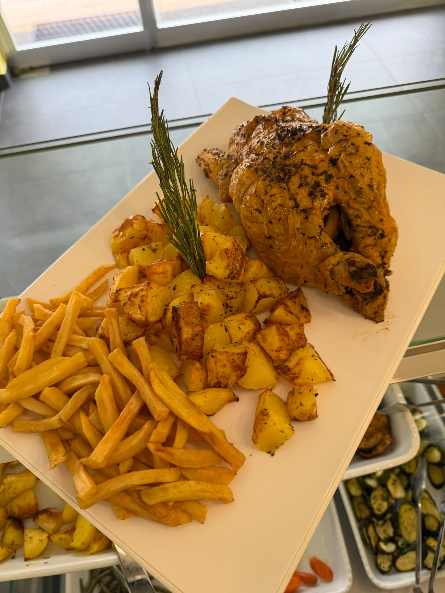 Pollo arrosto Amadori con patate